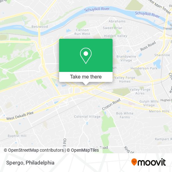 Mapa de Spergo
