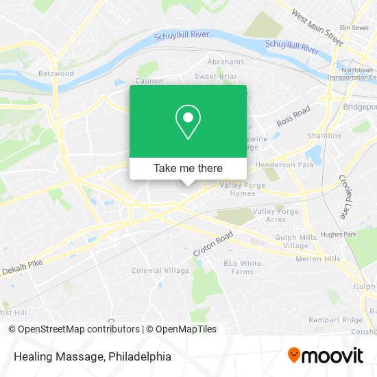 Healing Massage map