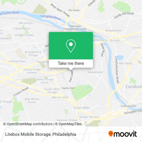 Mapa de Litebox Mobile Storage