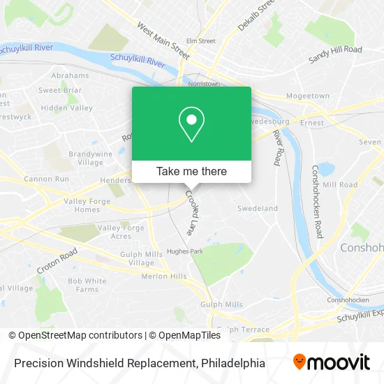 Precision Windshield Replacement map