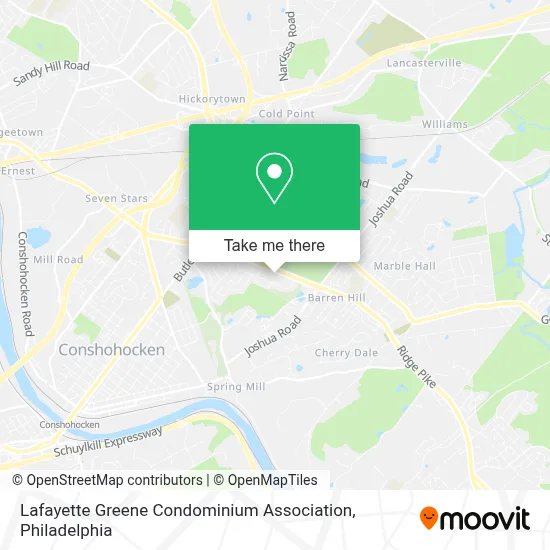 Lafayette Greene Condominium Association map
