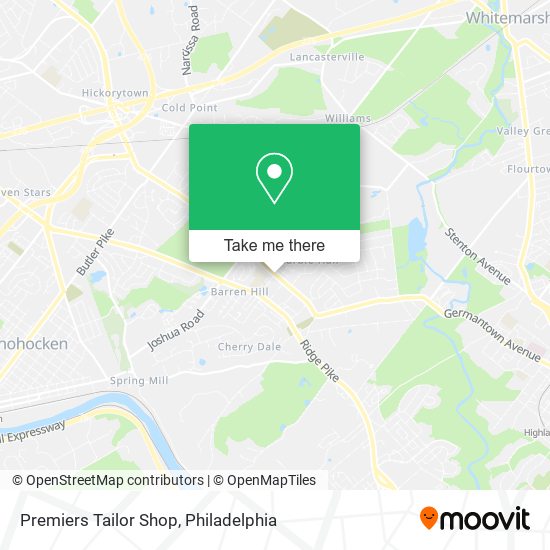 Premiers Tailor Shop map