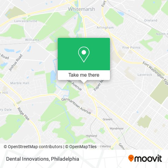 Dental Innovations map