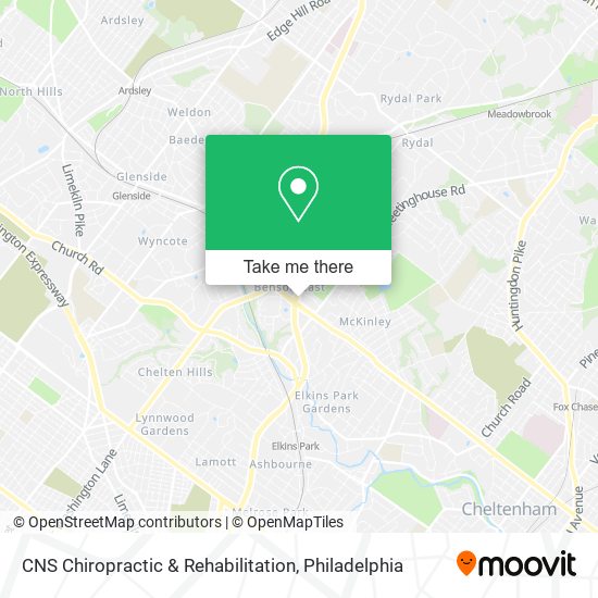 CNS Chiropractic & Rehabilitation map