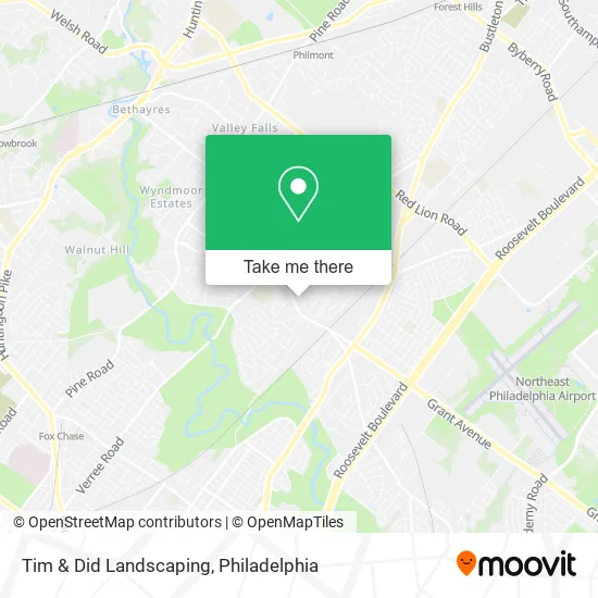 Tim & Did Landscaping map