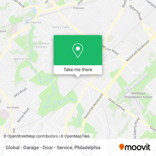 Mapa de Global - Garage - Door - Service