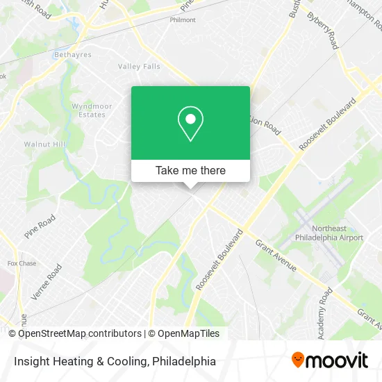 Insight Heating & Cooling map