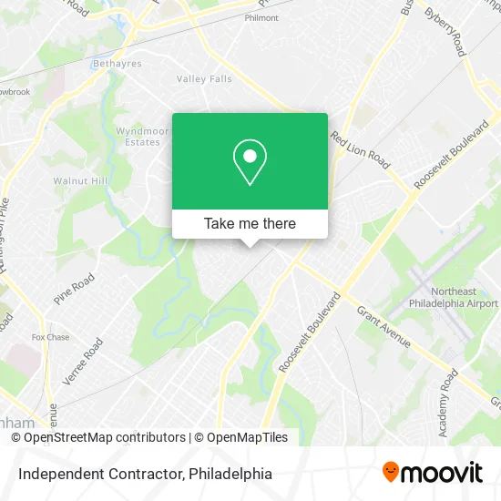 Independent Contractor map