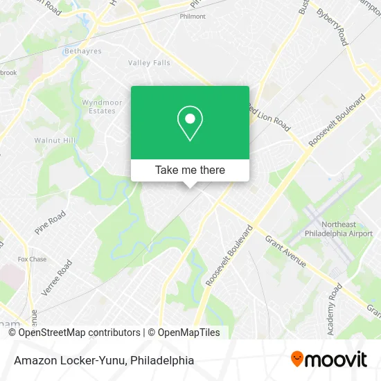 Amazon Locker-Yunu map