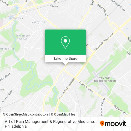 Art of Pain Management & Regenerative Medicine map