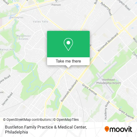 Bustleton Family Practice & Medical Center map