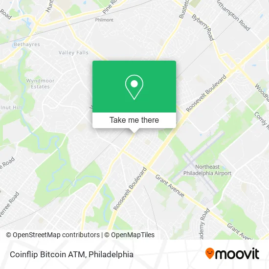 Coinflip Bitcoin ATM map