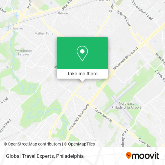 Global Travel Experts map