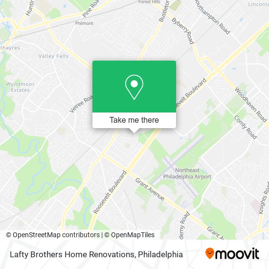 Lafty Brothers Home Renovations map