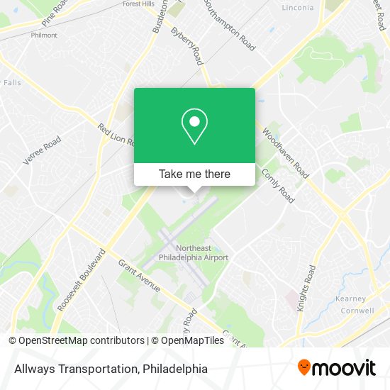 Allways Transportation map