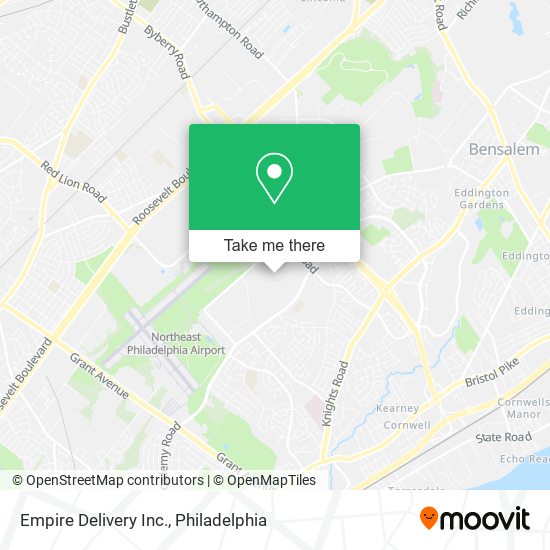 Empire Delivery Inc. map