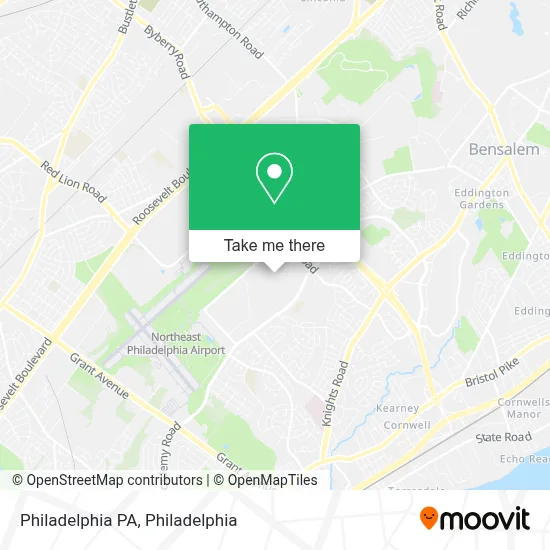 Philadelphia PA map