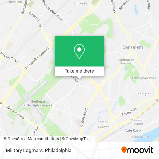 Military Logmars map