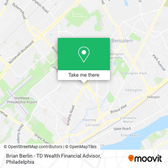 Brian Berlin - TD Wealth Financial Advisor map