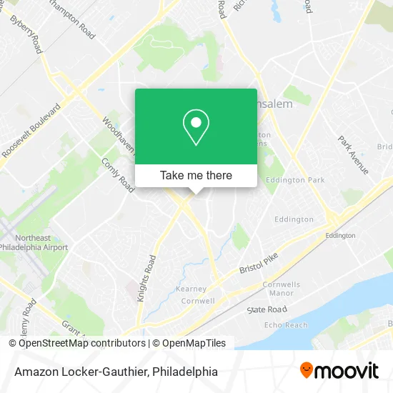 Amazon Locker-Gauthier map