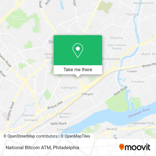 National Bitcoin ATM map