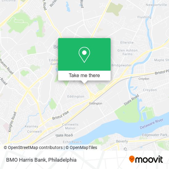 BMO Harris Bank map