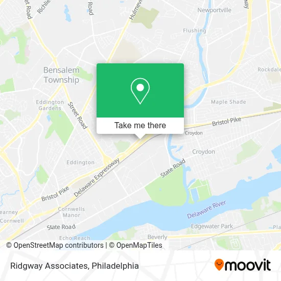 Ridgway Associates map