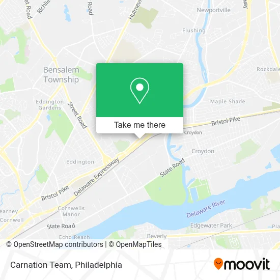 Carnation Team map