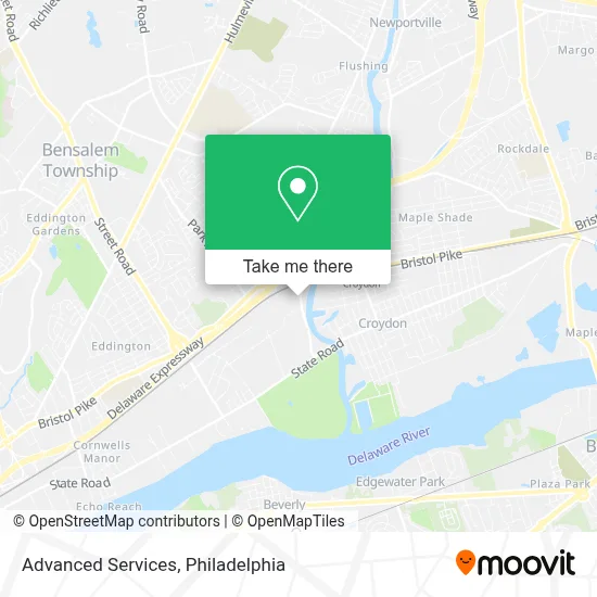 Advanced Services map