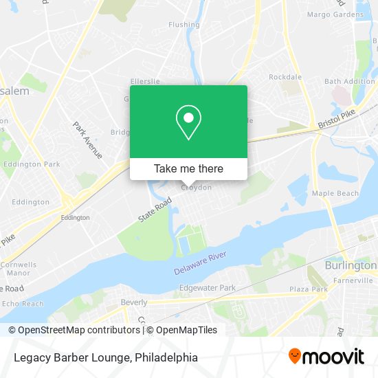 Legacy Barber Lounge map