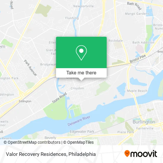 Valor Recovery Residences map