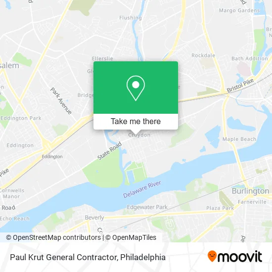 Paul Krut General Contractor map