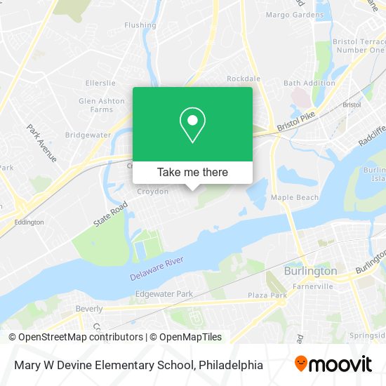 Mary W Devine Elementary School map