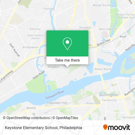 Keystone Elementary School map
