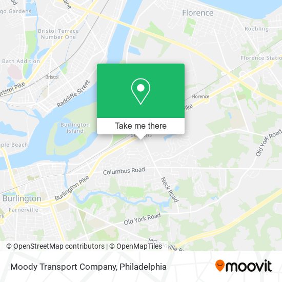 Moody Transport Company map