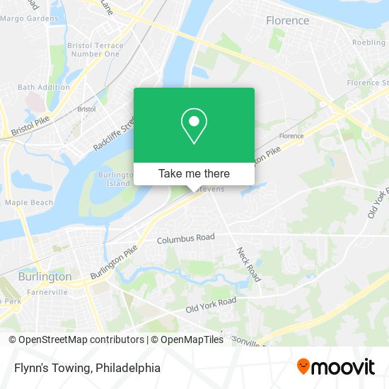 Mapa de Flynn's Towing