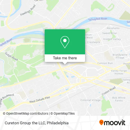 Mapa de Cureton Group the LLC