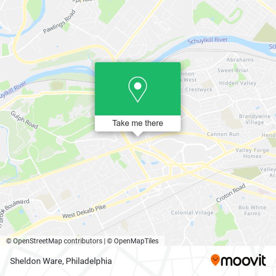 Mapa de Sheldon Ware
