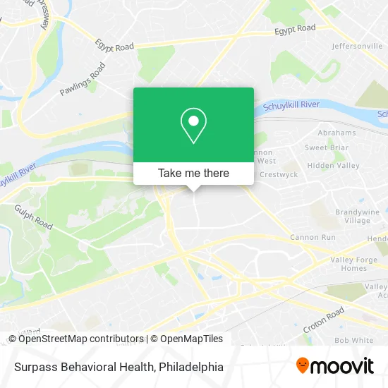 Surpass Behavioral Health map