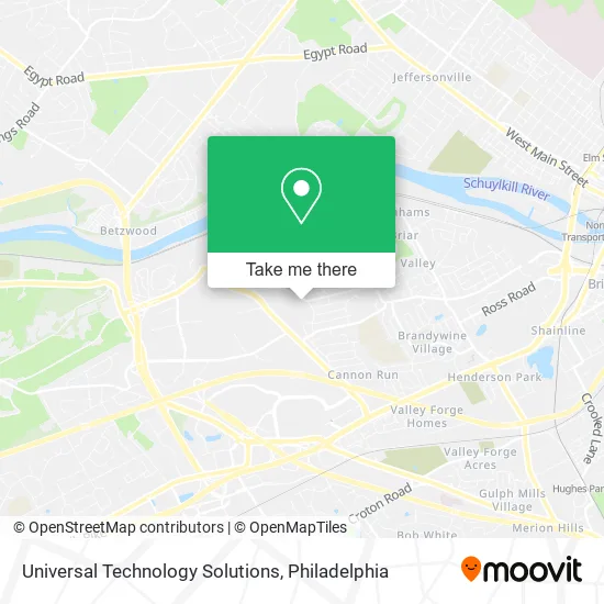 Universal Technology Solutions map