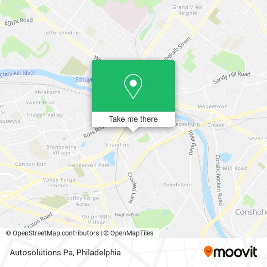 Autosolutions Pa map