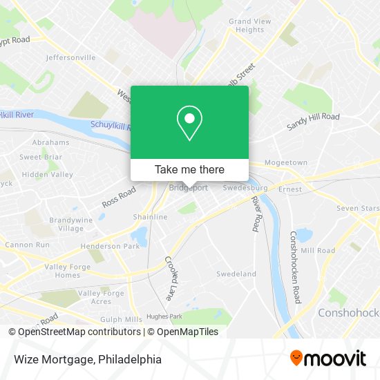 Mapa de Wize Mortgage