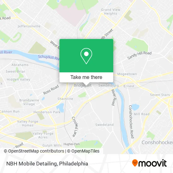 NBH Mobile Detailing map