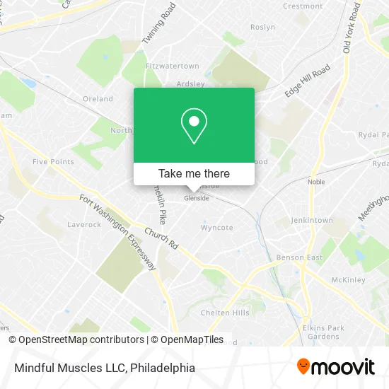 Mindful Muscles LLC map