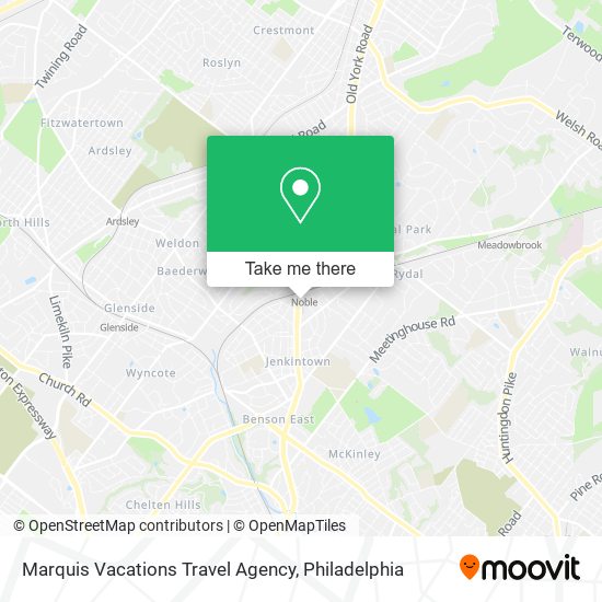 Mapa de Marquis Vacations Travel Agency