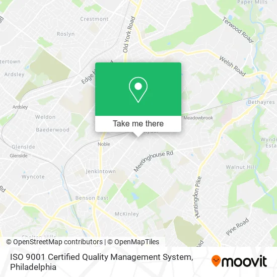 ISO 9001 Certified Quality Management System map