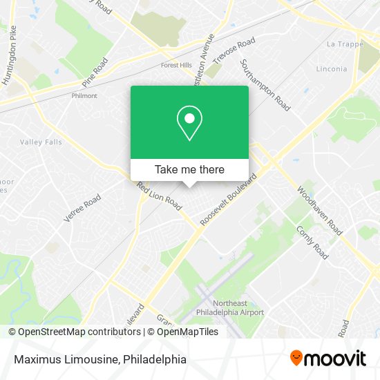 Mapa de Maximus Limousine