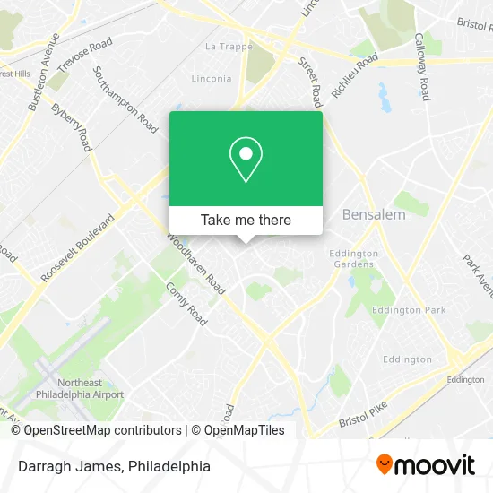 Darragh James map