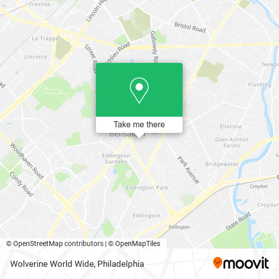 Wolverine World Wide map
