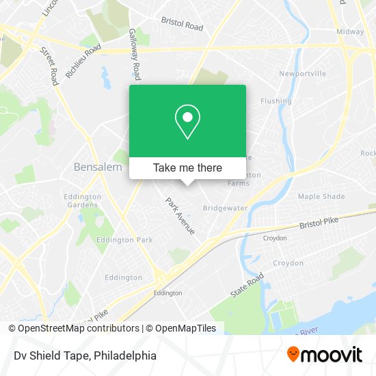 Mapa de Dv Shield Tape